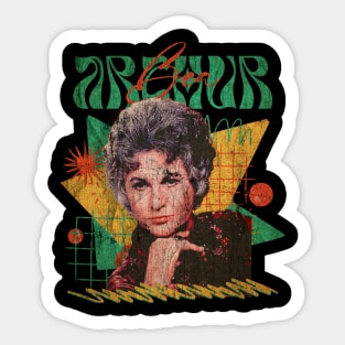 VINTAGE POP RETRO -Bea Arthur THe Golden Girls-  STYLE 70S Sticker